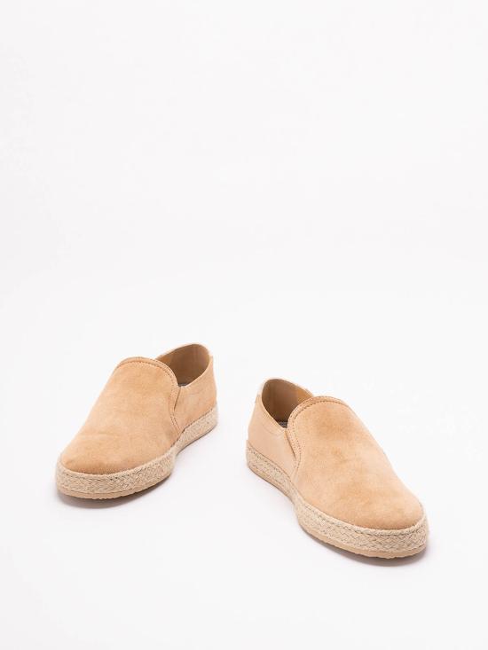 26SS 브루넬로 쿠치넬리 로프 인서트 스웨이드 슬립온 MZUOHEI837CLH67 BEIGE - BRUNELLO CUCINELLI