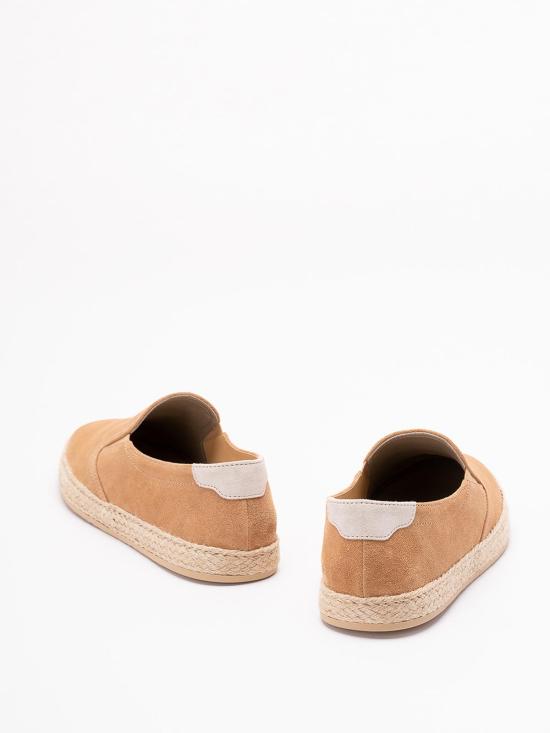 26SS 브루넬로 쿠치넬리 로프 인서트 스웨이드 슬립온 MZUOHEI837CLH67 BEIGE - BRUNELLO CUCINELLI