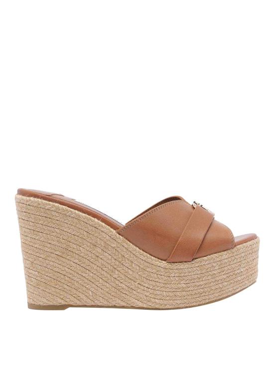 26SS 지미추 뮬/슬리퍼 LEDAWEDGE100FDZTANGOLD BROWN