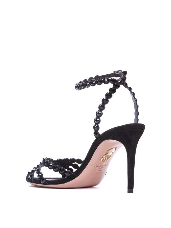 25FW 아쿠아주라 샌들 TQLMIDS0SUEBJT BLACK - AQUAZZURA
