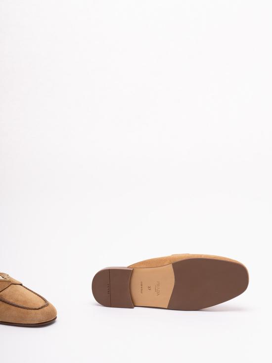 26SS 프라다 레더 슬리퍼 1D766N103F010F0401 CAMEL - PRADA