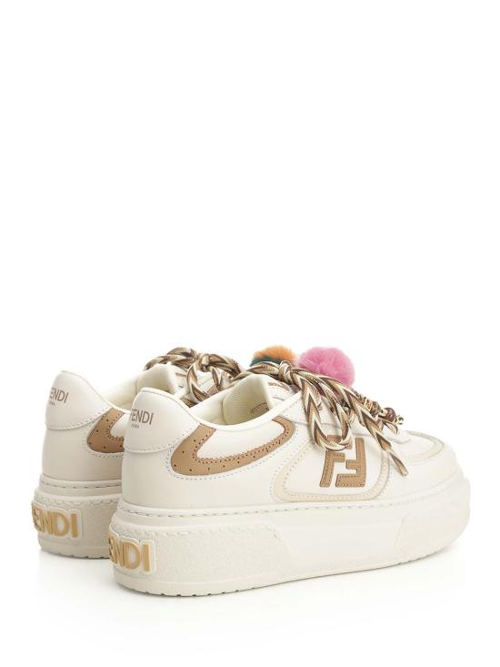 26SS 펜디 매치 소프트 레더 로우탑 스니커즈 8E8721AY9NF1TO4 WHITE - FENDI