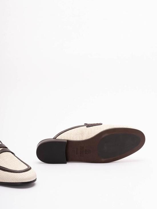 26SS 브루넬로 쿠치넬리 로퍼 MZQ9C3212C112 LIGHT GREY - BRUNELLO CUCINELLI