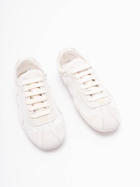 25FW 프라다 몬테카를로 리에디션 2005 스웨이드 메쉬 스니커즈 1E247O3D8CFD010F0009 WHITE - PRADA