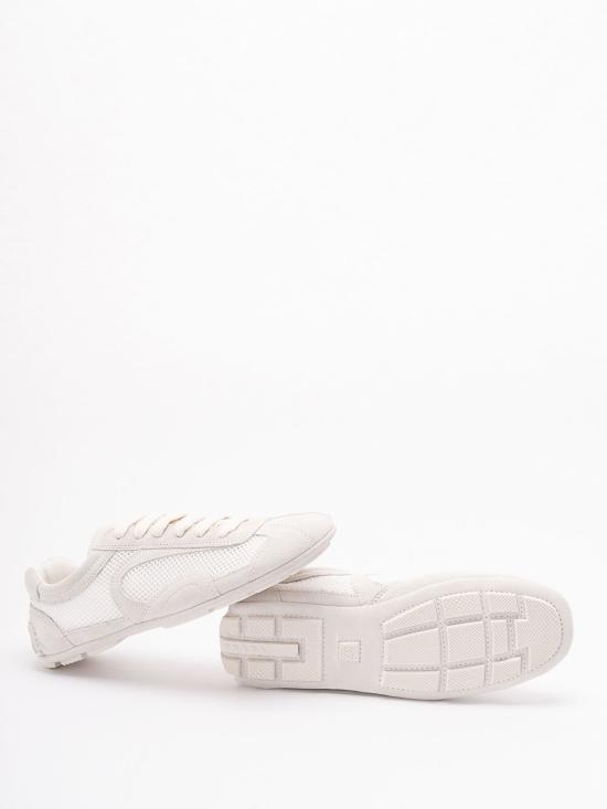 25FW 프라다 몬테카를로 리에디션 2005 스웨이드 메쉬 스니커즈 1E247O3D8CFD010F0009 WHITE - PRADA
