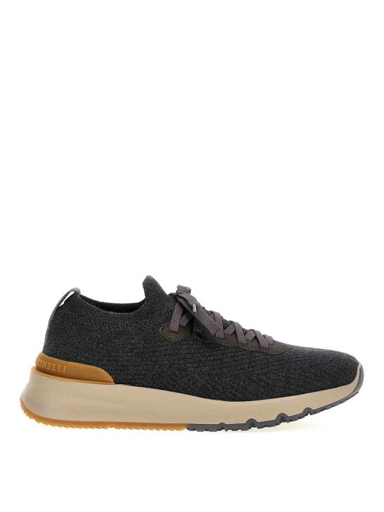 25FW 브루넬로 쿠치넬리 스니커즈 MZUWLBO253CBB82 GREY