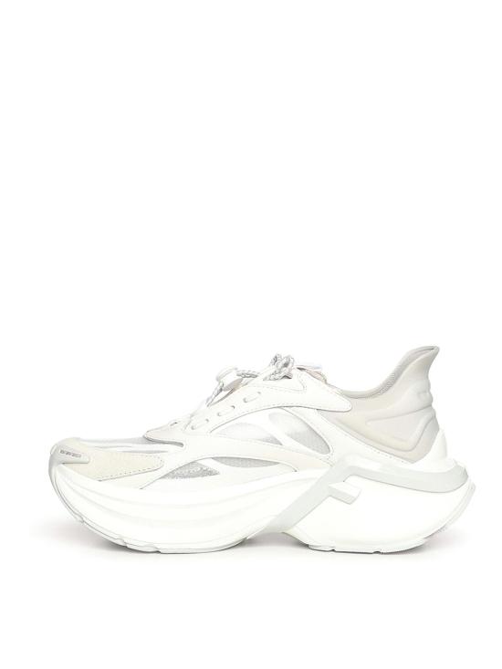  펜디 F-라이트 가죽 메쉬 러닝 슈즈 8E8887AYFPF1V80 WHITE - FENDI