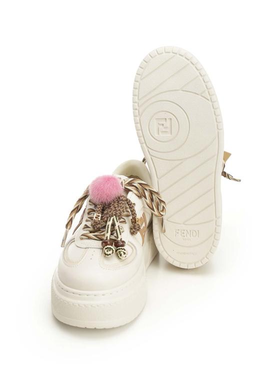 26SS 펜디 매치 소프트 레더 로우탑 스니커즈 8E8721AY9NF1TO4 WHITE - FENDI