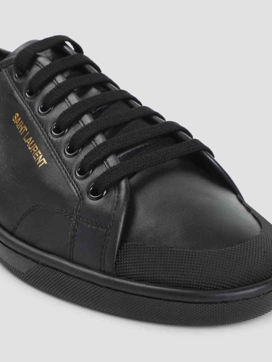 26SS 생로랑 GYM 짐 스무스 레더 스니커즈 82008700N001000 BLACK - SAINT LAURENT