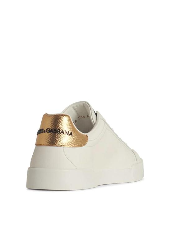 26SS 돌체앤가바나 카프스킨 나파 포르토피노 스니커즈 CS2330AH1368I047 WHITE - DOLCE & GABBANA