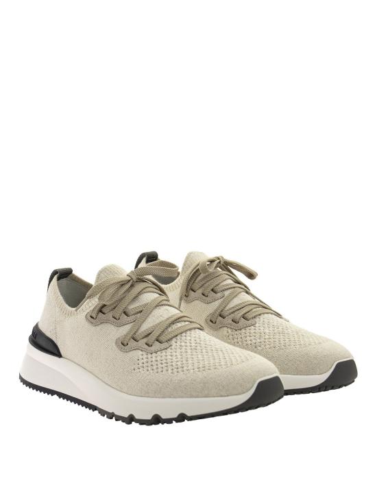 26SS 브루넬로 쿠치넬리 시네 니트 러너 MZUKISO250CW751 LIGHT BEIGE - BRUNELLO CUCINELLI