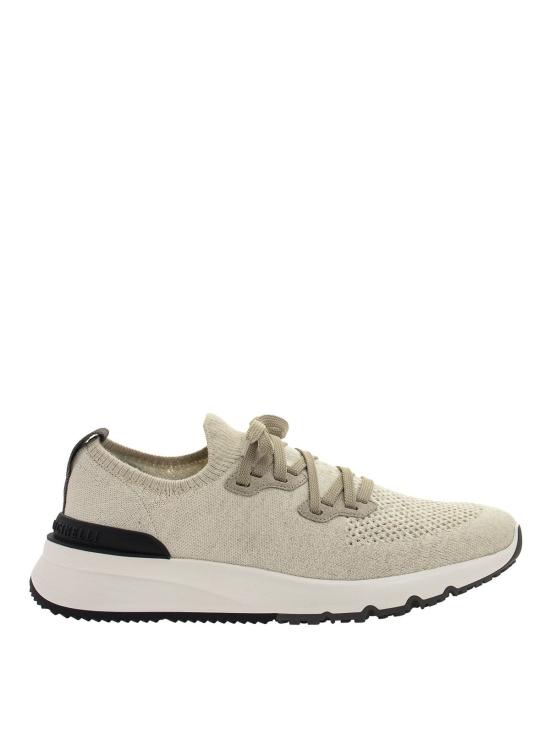 26SS 브루넬로 쿠치넬리 시네 니트 러너 MZUKISO250CW751 LIGHT BEIGE