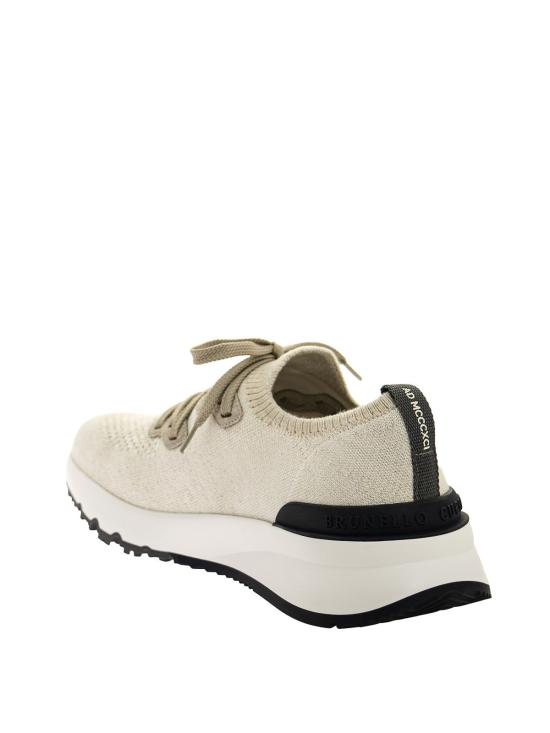 26SS 브루넬로 쿠치넬리 시네 니트 러너 MZUKISO250CW751 LIGHT BEIGE - BRUNELLO CUCINELLI