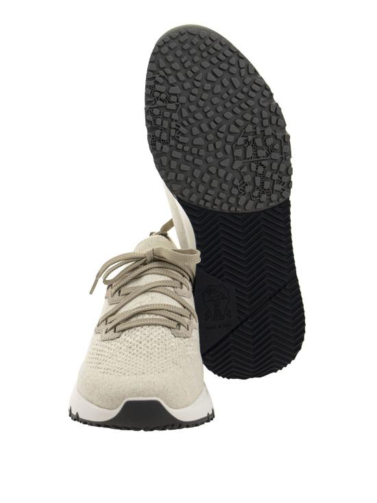 26SS 브루넬로 쿠치넬리 시네 니트 러너 MZUKISO250CW751 LIGHT BEIGE - BRUNELLO CUCINELLI