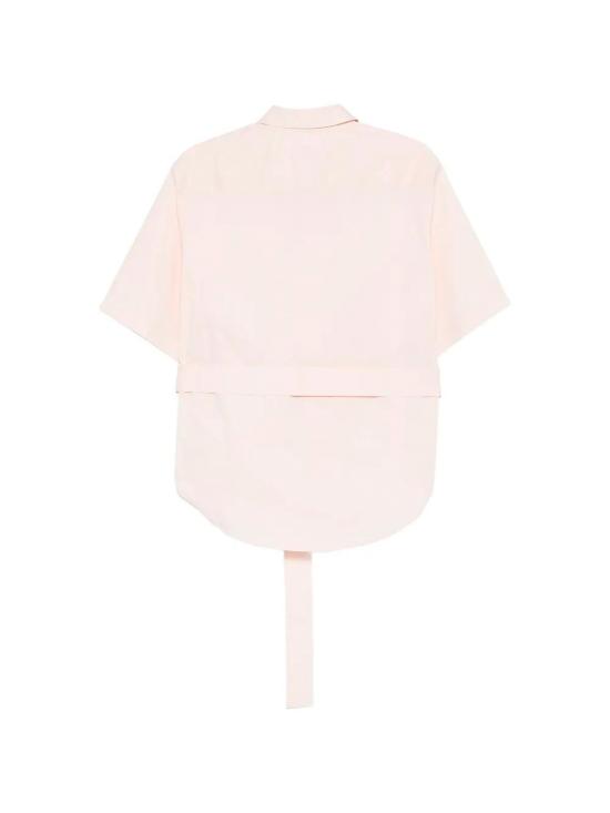 25FW 사 수 파이 반팔 티셔츠 S26108COJ0200 LIGHT PINK - SA SU PHI