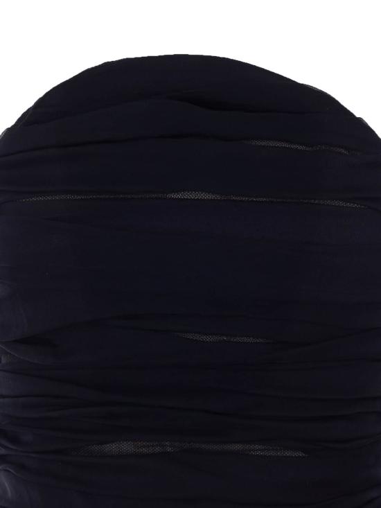 26SS 발렌시아가 피티드 뷔스티에 실크 탑 872530TUN281000 BLACK - BALENCIAGA
