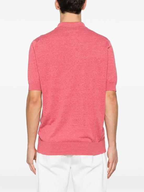 26SS 브루넬로 쿠치넬리 폴로 티셔츠 MSL806105C7781 RED - BRUNELLO CUCINELLI