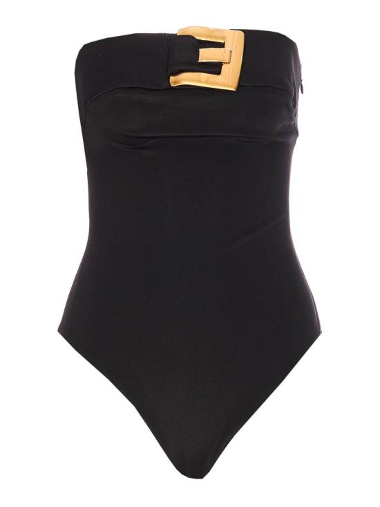 26SS 발망 바디수트 티셔츠 BA285JL050PA BLACK