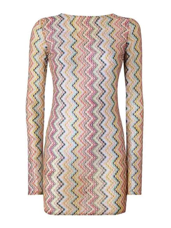 25FW 미소니 반팔 티셔츠 29MS26SL01BR015GSMSOK MULTICOLOUR