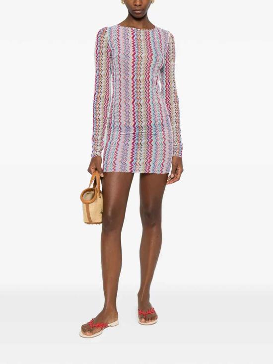 25FW 미소니 반팔 티셔츠 29MC22SL00BJ00Q0SM9Z7 MULTICOLOUR - MISSONI