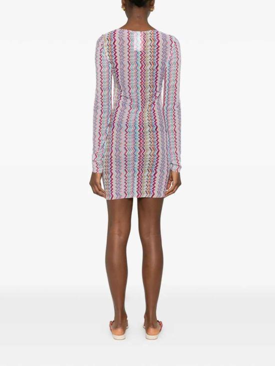 25FW 미소니 반팔 티셔츠 29MC22SL00BJ00Q0SM9Z7 MULTICOLOUR - MISSONI