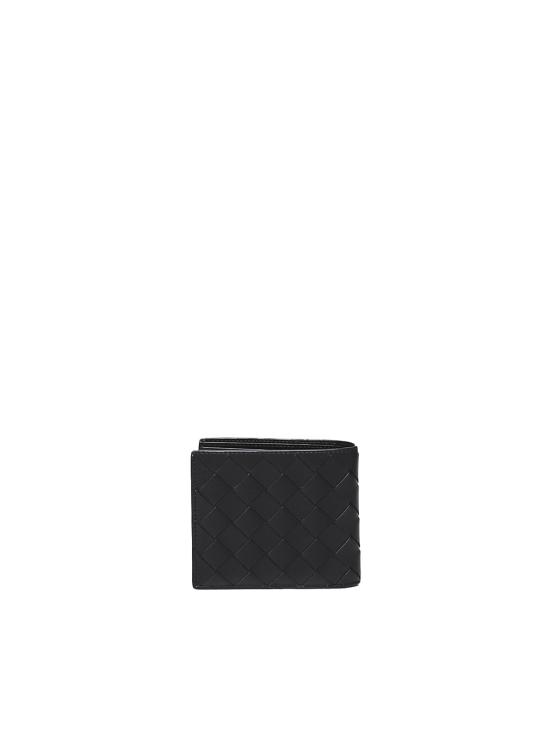 26FW 보테가베네타 인트레치아토 반지갑 743211VCPQ48803 BLACK - BOTTEGA VENETA