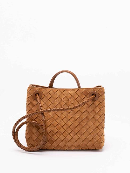 25FW 보테가베네타 안디아모 스몰 토트백 766014V5ZZ12598 YELLOW - BOTTEGA VENETA