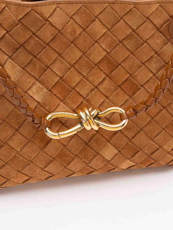 25FW 보테가베네타 안디아모 스몰 토트백 766014V5ZZ12598 YELLOW - BOTTEGA VENETA