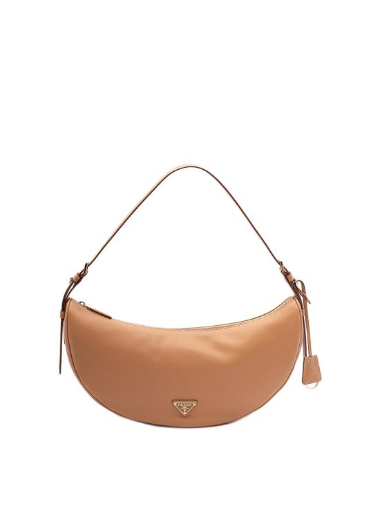 25FW 프라다 데미룬 라지 레더 숄더백 1BC2552CYSVOVOF0018 BEIGE