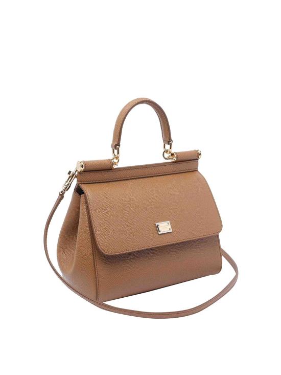 26SS 돌체앤가바나 미디움 시실리 핸드백 BB6003B10018M417 BROWN - DOLCE & GABBANA