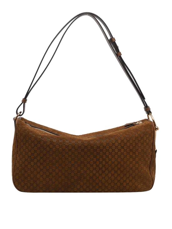 26SS 구찌 하프 홀스빗 라지 숄더백 862530AAEE72118 BROWN