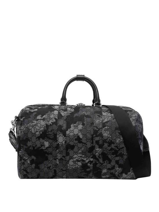 26SS 구찌 GG 캔버스 라지 더플백 849007FAFGL8444 GREY