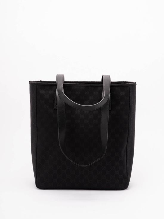 25FW 구찌 GG 캔버스 미디움 토트백 834796FAEPS1060 BLACK - GUCCI