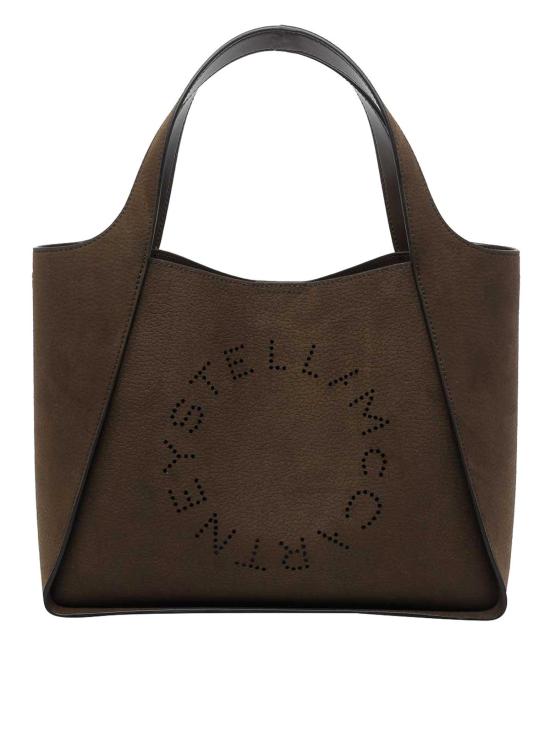 26SS 스텔라 맥카트니 로고 크로스바디 토트백 513860WP05472017 BROWN