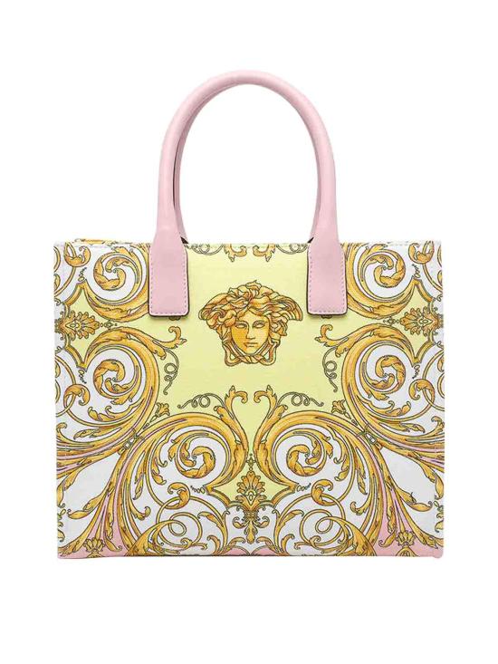 26SS 베르사체 라 메두사 바로코 프린티드 스몰 토트백 10058611A171485PD4V NUDE NEUTRALS - VERSACE