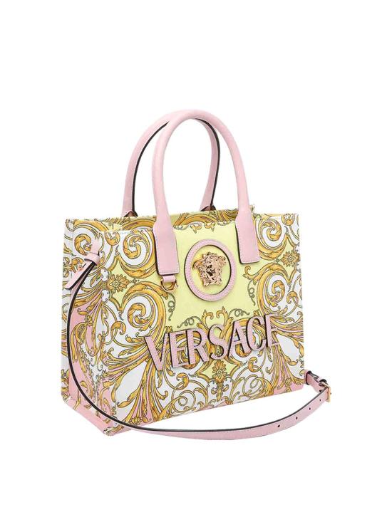 26SS 베르사체 라 메두사 바로코 프린티드 스몰 토트백 10058611A171485PD4V NUDE NEUTRALS - VERSACE