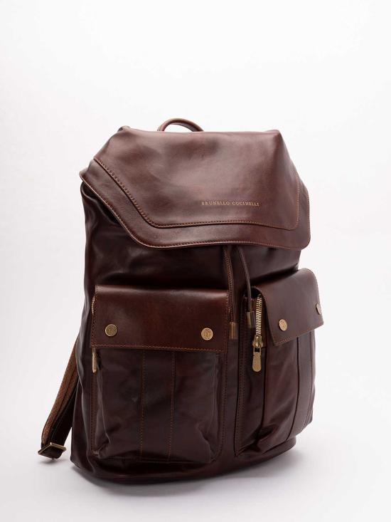  브루넬로 쿠치넬리 백팩 MBCIBU325C8457 RED - BRUNELLO CUCINELLI
