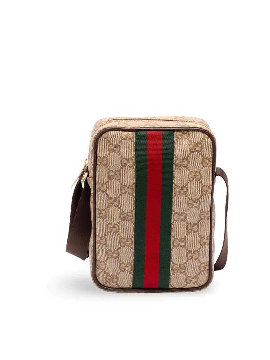 26FW 구찌 웹 디테일 GG 메신저백 A002SJFAF9S9646 BROWN