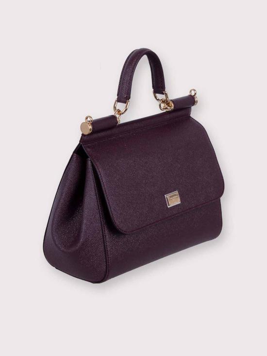 26SS 돌체앤가바나 라지 시실리 핸드백 BB6002B10018M073 PURPLE - DOLCE & GABBANA