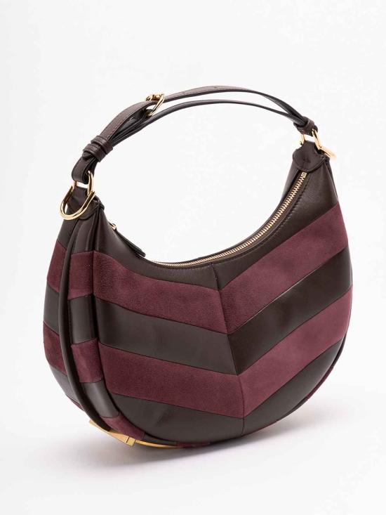 25FW 펜디 펜디그라피 스몰 호보백 8BR798AYDRF1U3F BROWN - FENDI