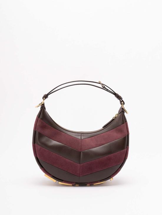 25FW 펜디 펜디그라피 스몰 호보백 8BR798AYDRF1U3F BROWN - FENDI
