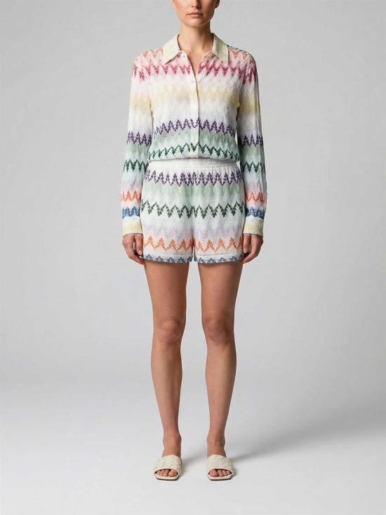 25FW 미소니 숏팬츠 29DS26SI11BR015IS30G5 MULTICOLOUR - MISSONI