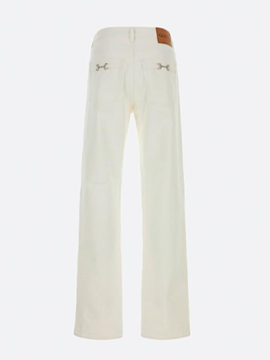25FW 구찌 스트레이트 팬츠 855031XDDD99000 WHITE - GUCCI