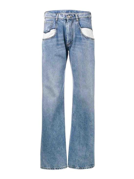 26SS 마르지엘라 컨트래스티드 포켓 스트레이트 진 S51LA0052S30513470 LIGHT WASH