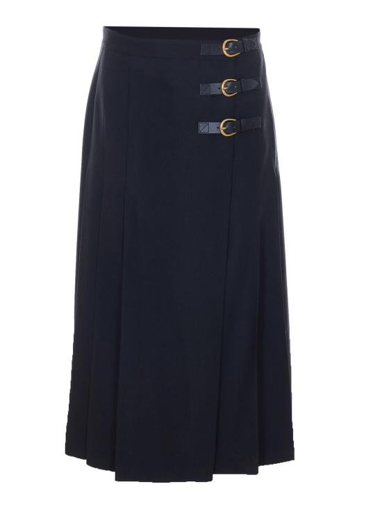 26SS 끌로에 미디 스커트 26SJU11067001 BLACK