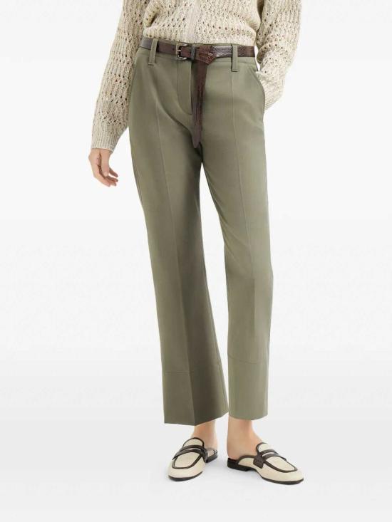 26SS 브루넬로 쿠치넬리 수트 팬츠 MA126P8854C9253 GREEN - BRUNELLO CUCINELLI
