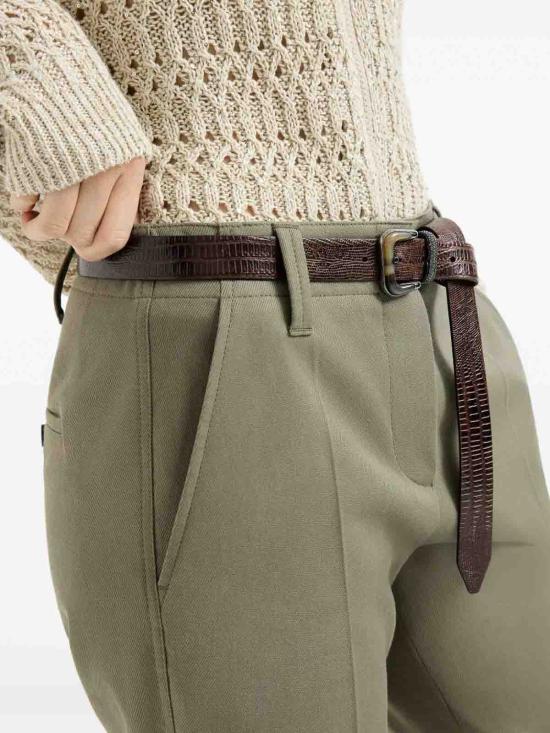 26SS 브루넬로 쿠치넬리 수트 팬츠 MA126P8854C9253 GREEN - BRUNELLO CUCINELLI