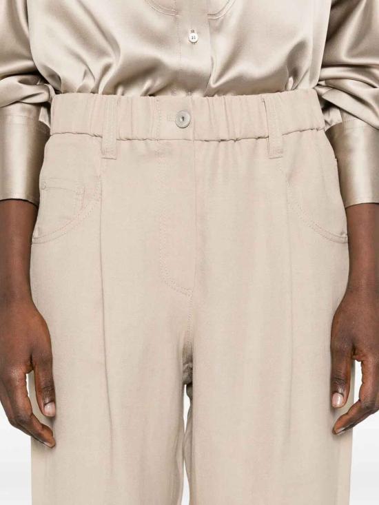 26SS 브루넬로 쿠치넬리 스트레이트 팬츠 MH126P9148C9195 BEIGE - BRUNELLO CUCINELLI