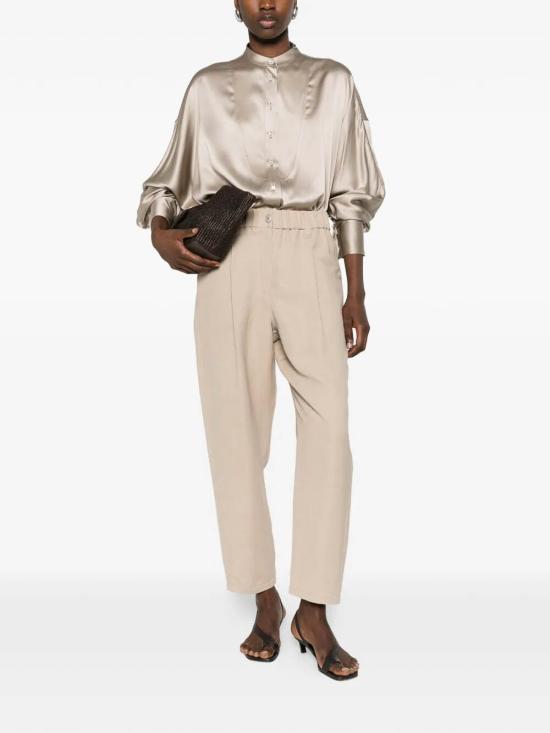 26SS 브루넬로 쿠치넬리 스트레이트 팬츠 MH126P9148C9195 BEIGE - BRUNELLO CUCINELLI