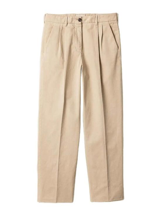 26SS 미우미우 스트레이트 팬츠 MP195619EKSOOOF0006 BEIGE